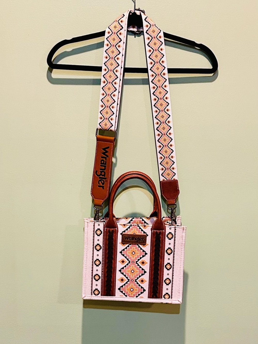 Wrangler Patterned Crossbody Tote